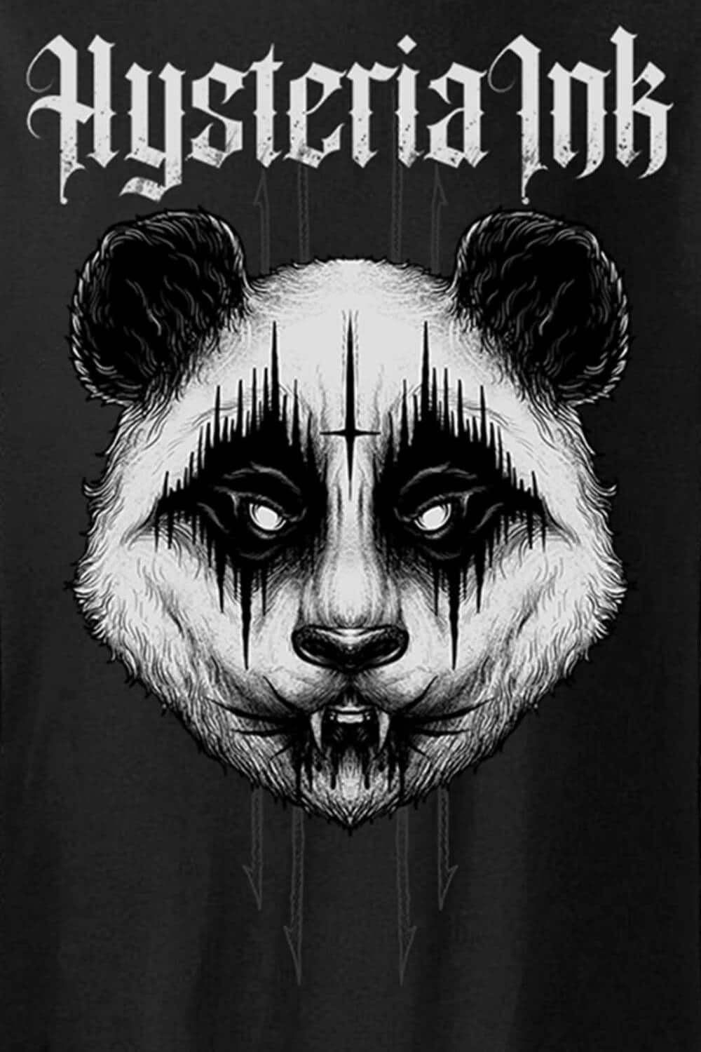 Hysteria Ink T-Shirt Panda – Bild 2